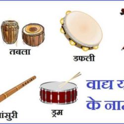 Musical Instruments Names In Hindi