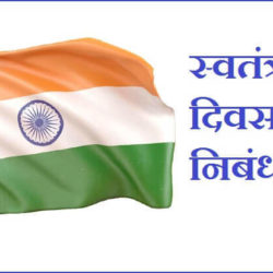 Essay On Independence Day In Hindi