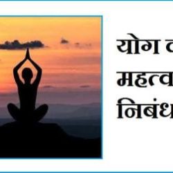 Essay On Yoga In Hindi