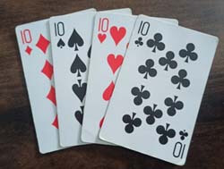 Ten of playing Card